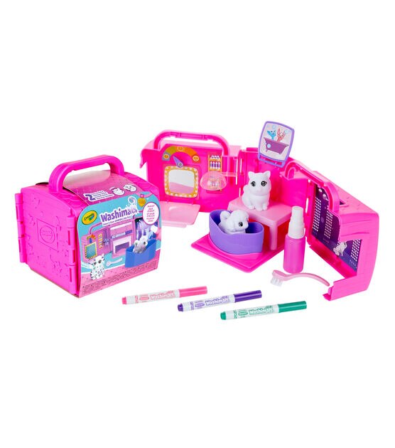 Crayola 9ct Scribble Scrubbie Salon Kit