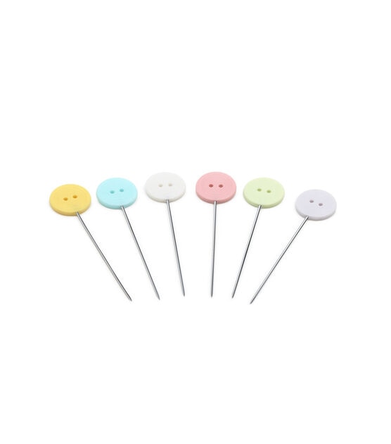 100 Pieces Flat Button Straight Pins, Sewing Pins Quilting Pins For Sewing  DIY Projects Dressmaker Jewelry Decoration - Buy 100 Pieces Flat Button Straight  Pins, Sewing Pins Quilting Pins For Sewing DIY