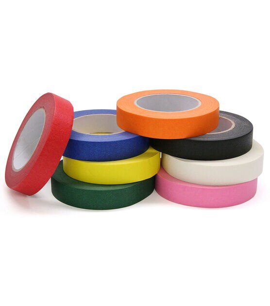 8 Rolls Colored Masking Tape Rainbow Colors Painters Tape Colorful Craft  Art Paper Tape for Kids Labeling Arts Crafts DIY Decorative Coding  Decoration