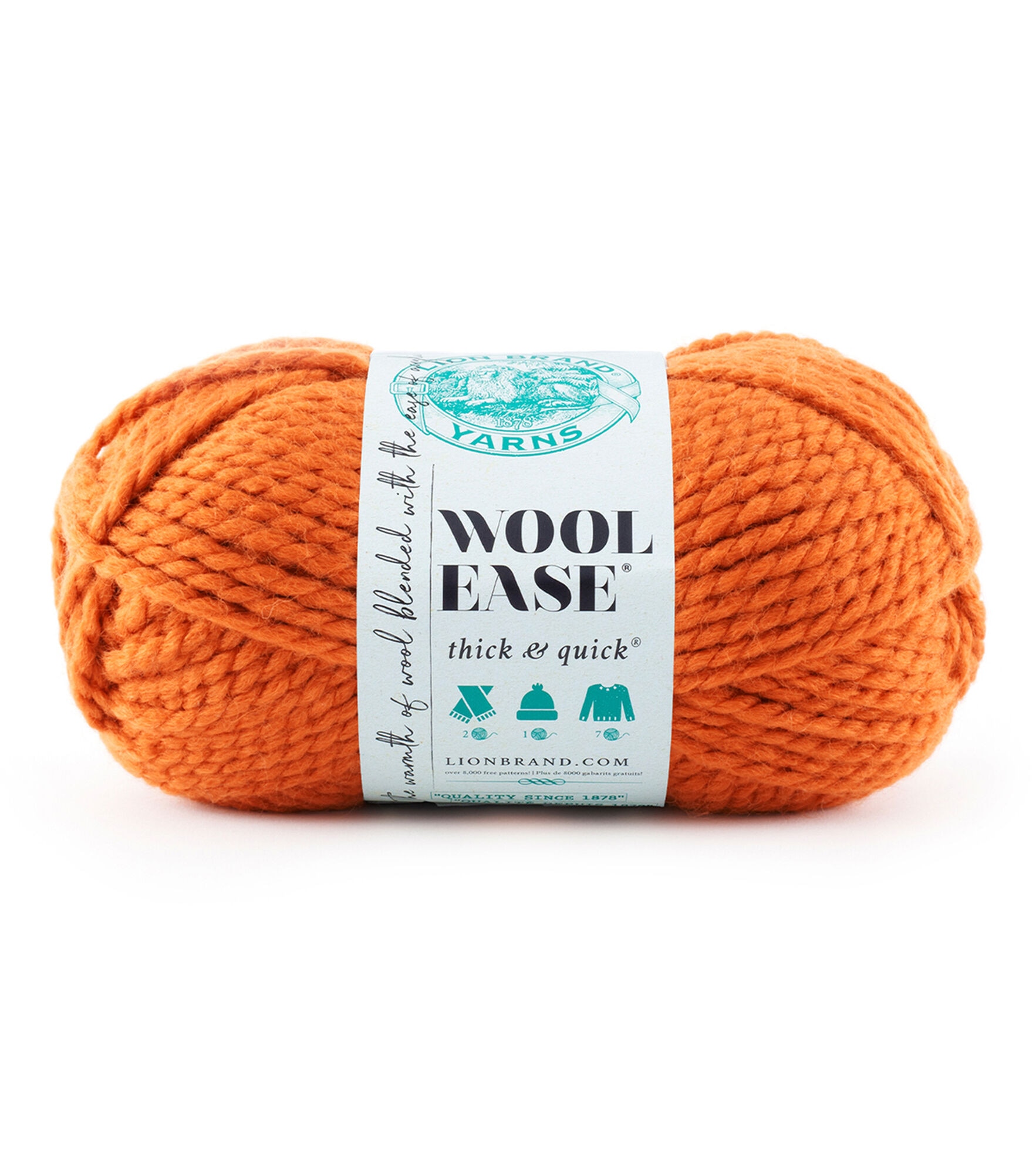 Lion Brand Wool-Ease Thick & Quick Yarn-Air Force, 1 count - City