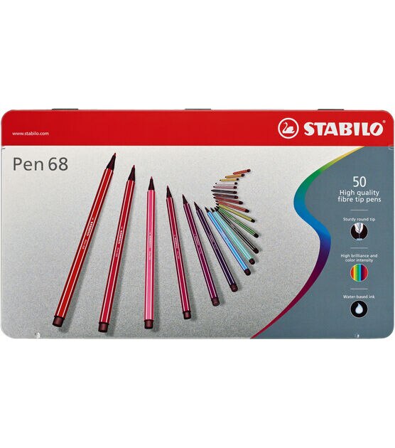Previs site Prestatie gebruiker Stabilo Pen 68 Metal Tin 50 Color Set | JOANNStabilo Pen 68 Metal Tin 50  Color Set | JOANN