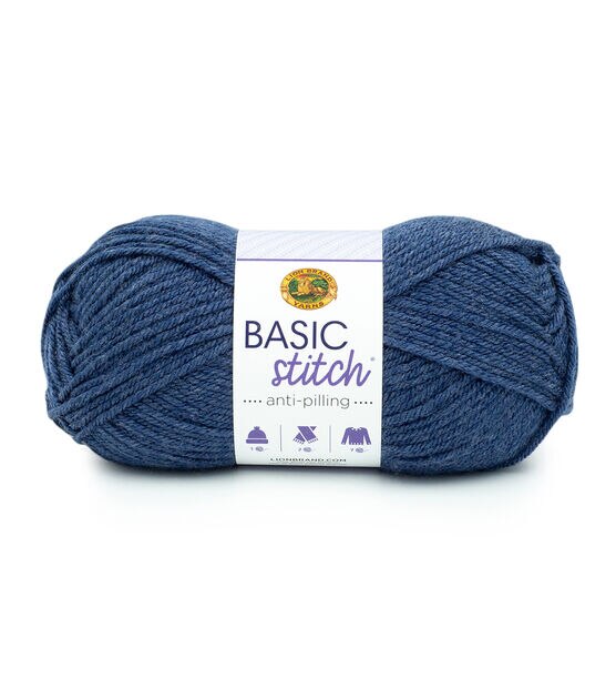 Lion Brand Basic Stitch Anti-Pilling Yarn-Skein Tones Ivory, 1