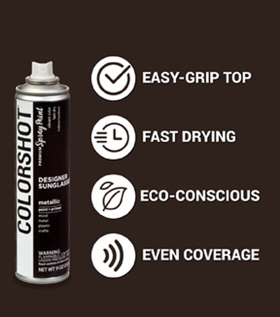 Colorshot 9oz Metallic Spray Paint, , hi-res, image 43