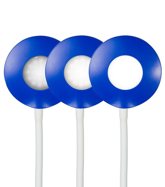 OttLite 15" Blue Adjustable LED Flexible Desk Lamp, , hi-res, image 5