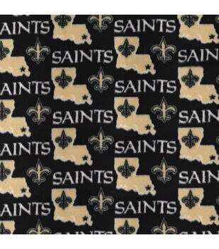 Fabric Traditions New Orleans Saints Cotton Fabric Helmet Logo