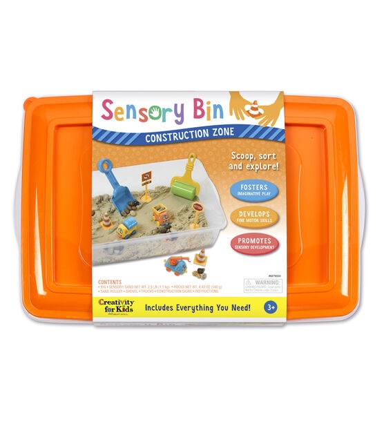 Creativity for Kids Construction Zone Sensory Bin Play Set, , hi-res, image 10