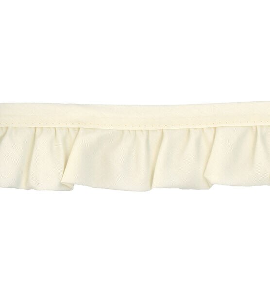 Simplicity Fringe Trim White