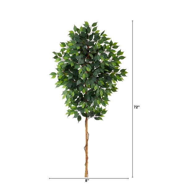 Nearly Natural 6ft. Ficus Artificial Tree (No Pot) | JOANN