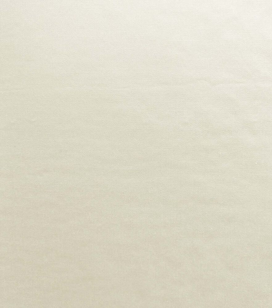 Solid Stretch Sateen Fabric, White, swatch, image 6