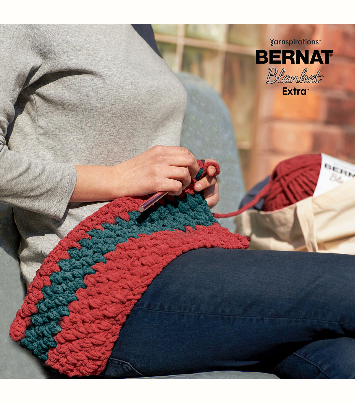 Bernat Blanket Extra Yarn, Vapor Gray