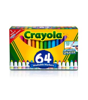 Marqueurs Super pointes lavables, 50 ct Crayola 50 Marqueurs lavables 