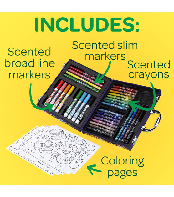 Crayola Inspiration Crayons Art Case, Crayons, Super Tips Markers