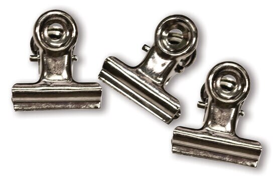 Tim Holt Idea Ology 1" Antique Nickel Hinge Clips 15pk