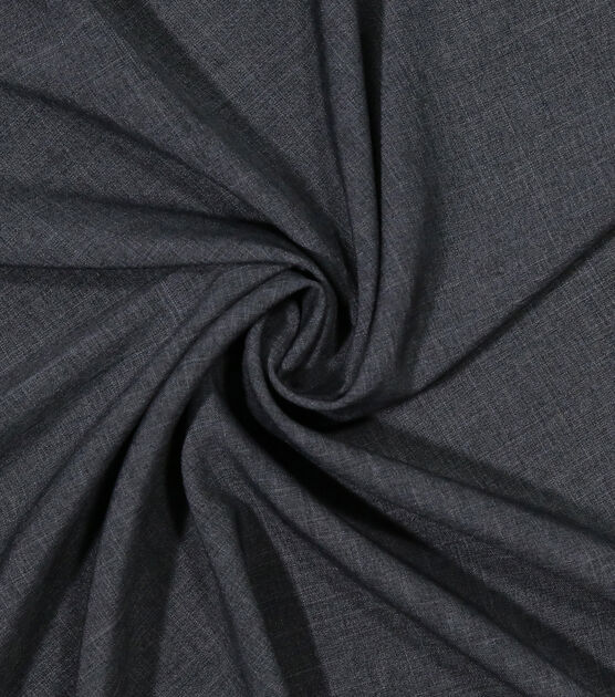 Denim Heather Solid Suiting Fabric, , hi-res, image 3