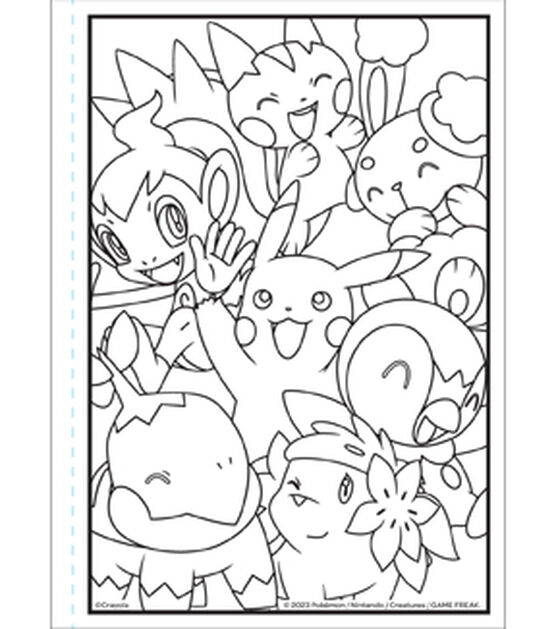 Pokemon Coloring Book Printable Children's Coloring Activity Book Gift With  Eleven Coloring Pages for Kids Instant Download 