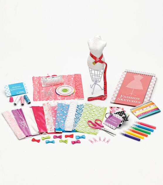 Pretty Me Fashion Design Studio - Sewing Kit for Kids
