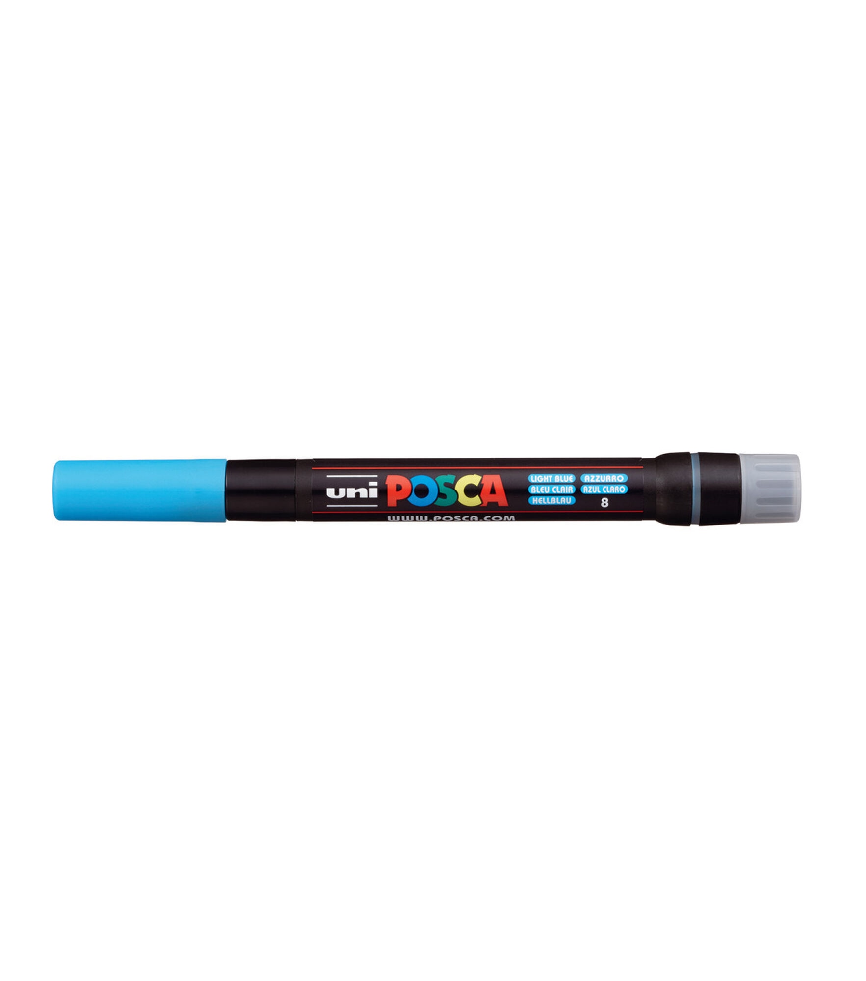 POSCA Brush Tip Paint Marker, Light Blue, hi-res