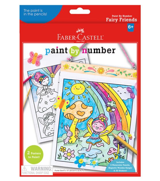Fairy Friends Wall Art Paint by Number