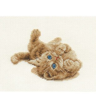 FERRET complete counted cross stitch kit *Jann Designs