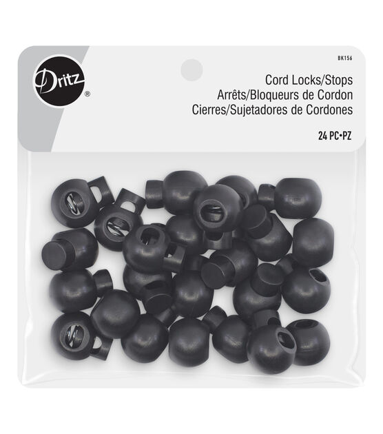 Dritz Sew-On Hook & Eye Closures, 12 Sets, Black & Nickel