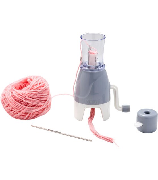 SEWACC 1 Set Hand Winding Machine Crocheting Machine Hand Tools Hand-  Operated Knitting Spool Knitter Knitting Machine Tool Tulip Cord Knitter  DIY