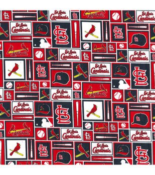 Fabric Traditions Cooperstown Saint Louis Cardinals Cotton Fabric