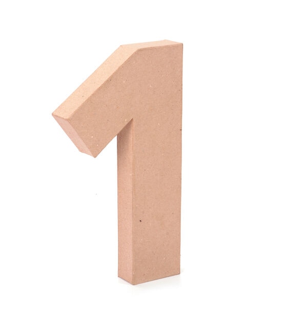 Paper Mache Number 1 - 8 inch – Lincraft New Zealand