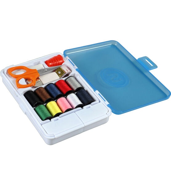 SINGER Travel Sewing Kit with Storage Case, 27 pcs