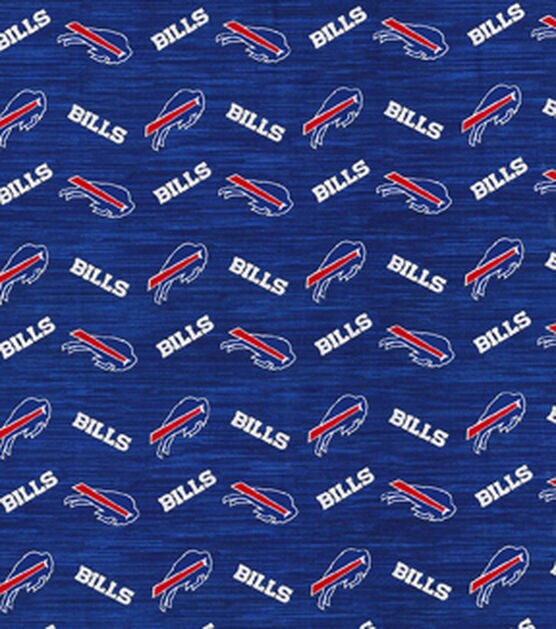 Fabric Traditions Buffalo Bills Heather NFL Cotton Fabric