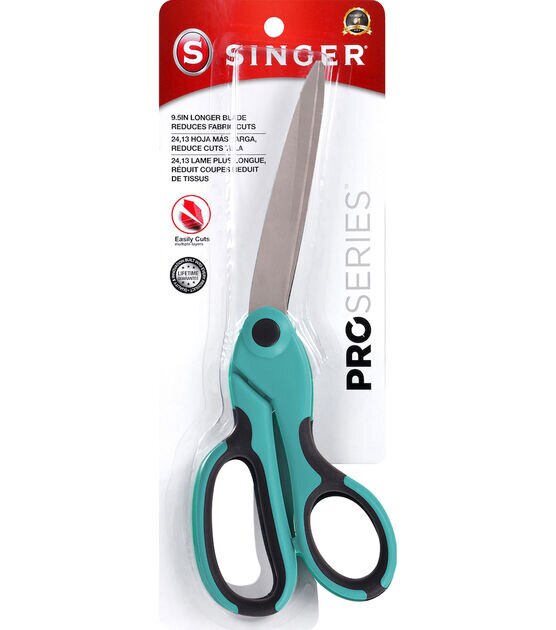 SINGER ProSeries 10 Forged Tailor Scissors, Black Oxidized Blades