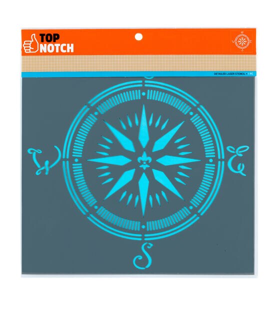 12" x 12" Compass Stencils by Top Notch