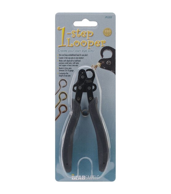 The Beadsmith 1-Step Looper Pliers, Makes 1.5mm Loops With 26-18 Gauge Wire