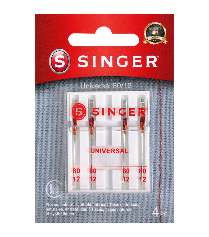 Singer Ball Point Sewing Machine Needles, Size 90/14 - 5 Count