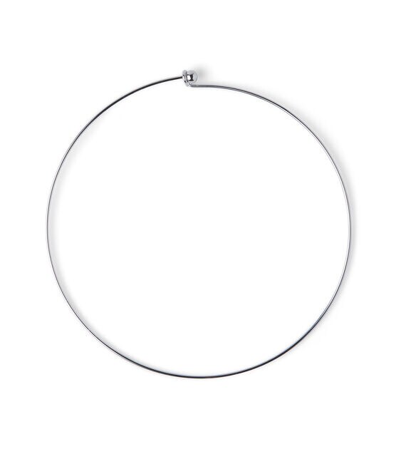 18" Silver Brass Choker by hildie & jo, , hi-res, image 2
