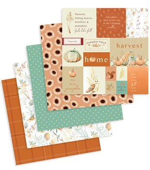 long fall scrapbook backgrounds