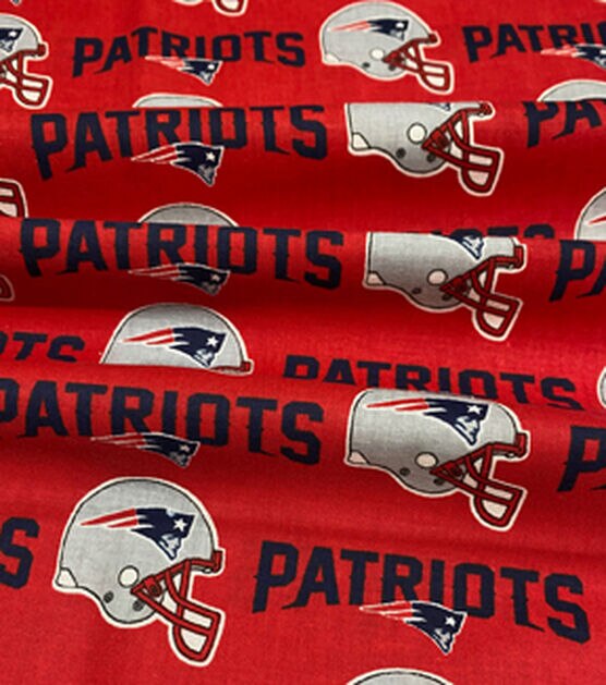 Fabric Traditions New England Patriots Cotton Fabric Red