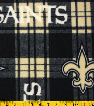 NFL New Orleans Saints Repeat Tonal Logo Flannel Fleece Blanket