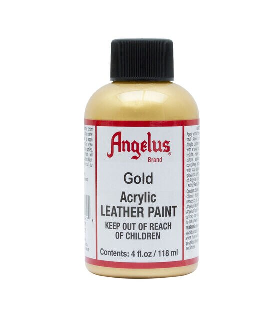 Angelus® Leather Paint, Gold, 4 oz. 