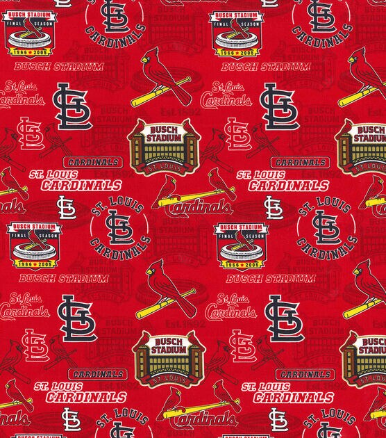 St Louis Cardinal Fabric