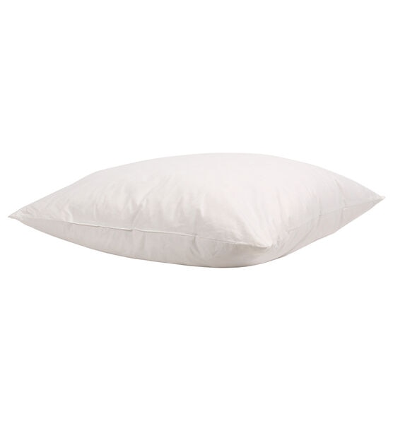 White Goose Feather & Down Pillow Insert - 18 x 18