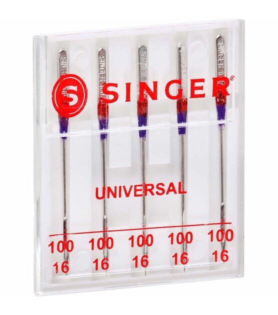 SINGER 100/16 Regular Point Needles 5ct, , hi-res, image 5