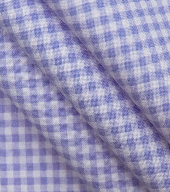 Purple Gingham Cotton Fabric by Keepsake Calico | JOANN