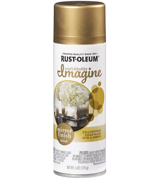 Rust Oleum 11oz Gold Imagine Mirror Effect Spray Paint