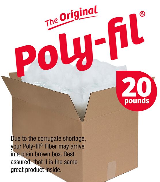 Poly-Fil Premium Fiber Fill - 5 lb. Box