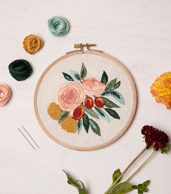 Embroidered Florals Video Tutorial on Creativebug