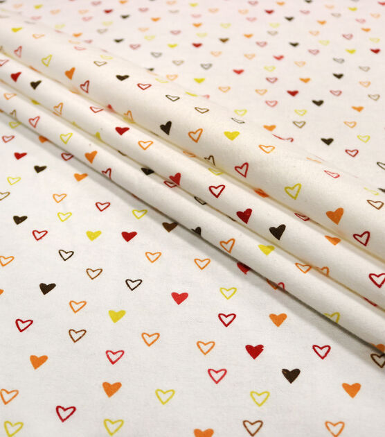 Hearts Super Snuggle Cotton Fabric, , hi-res, image 2