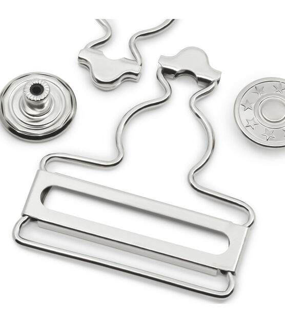 Dritz Overall Buckle for 1-1/4 inch Straps - Nickel