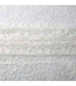 Ivory Chantilly Lace Fabric by Casa Collection
