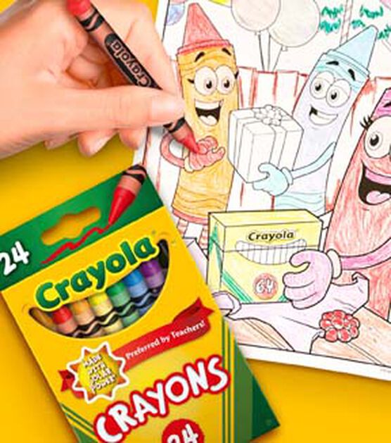 Crayola 24ct Multicolor Crayons, , hi-res, image 6