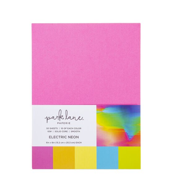 Neon Cardstock Paper Pack